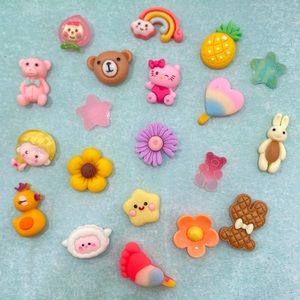 20pcs- Cartoon Kawaii 3D Stickers, Bottle/Phone/Refrigerator/laptop stickers